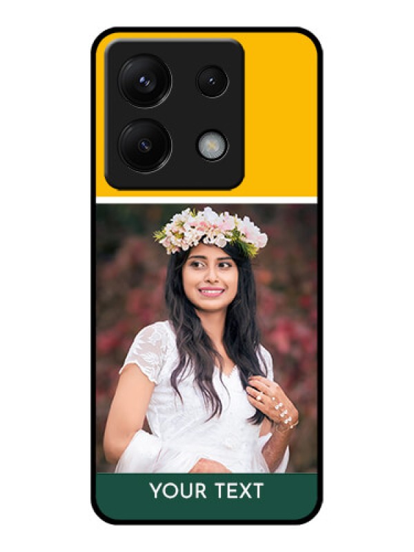 Custom Poco X6 5G Custom Glass Phone Case - Love You Design