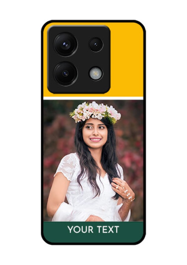 Poco X6 5G Custom Glass Phone Case - Love You Design
