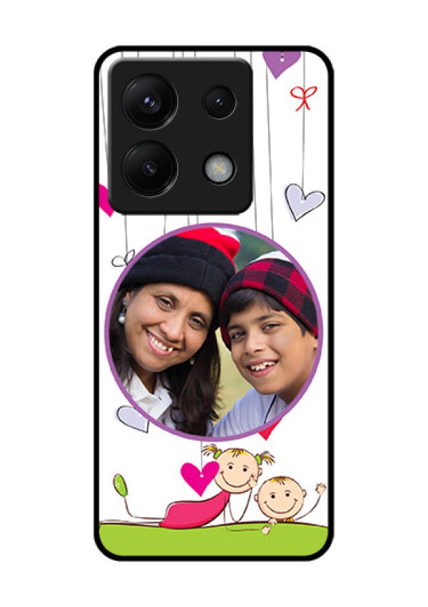 Poco X6 5G Custom Glass Phone Case - Cute Kids Phone Case Design