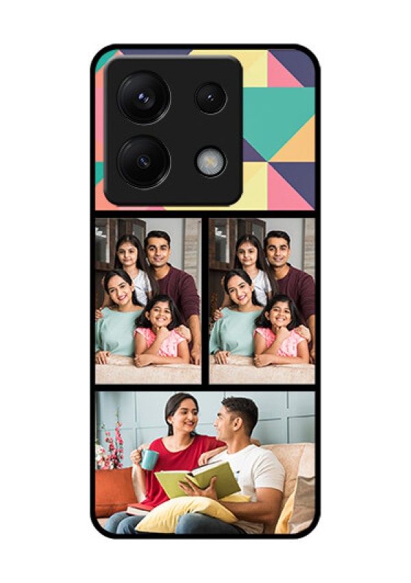 Poco X6 5G Custom Glass Phone Case - Bulk Pic Upload Design