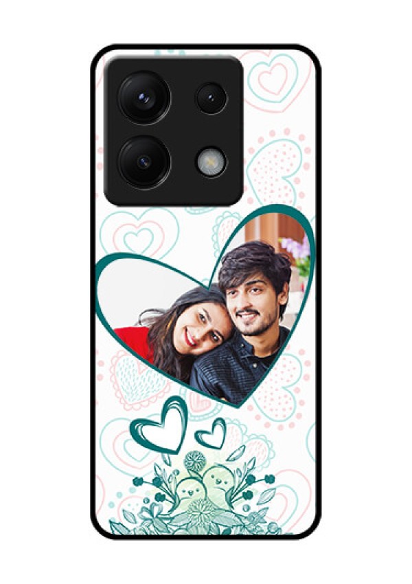 Poco X6 5G Custom Glass Phone Case - Premium Couple Design