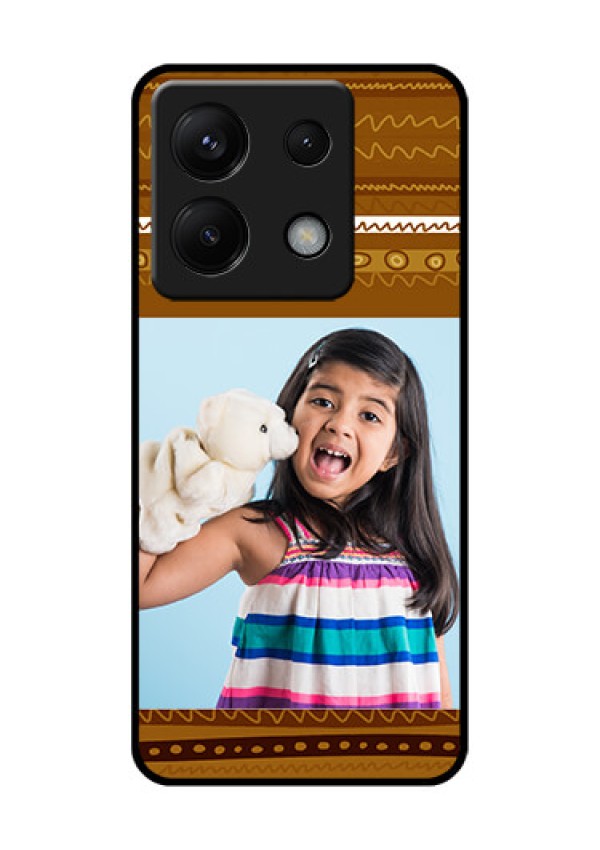 Poco X6 5G Custom Glass Phone Case - Friends Picture Upload Design