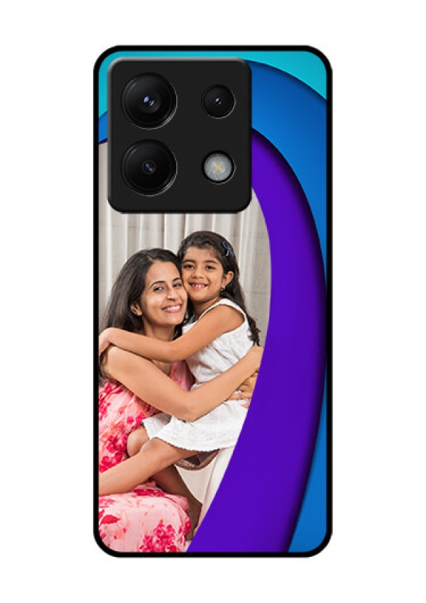 Poco X6 5G Custom Glass Phone Case - Simple Pattern Design