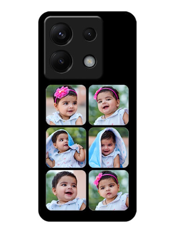 Custom Poco X6 5G Custom Glass Phone Case - Multiple Pictures Design