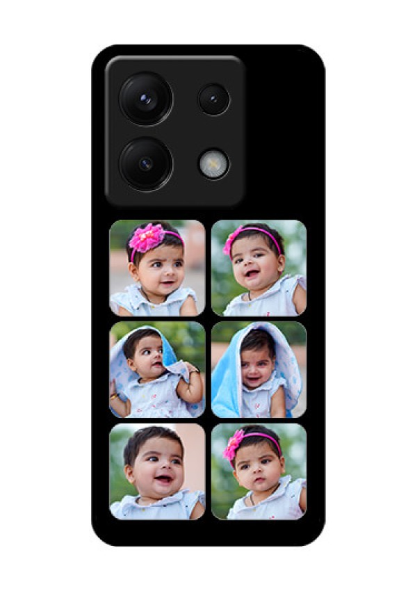 Poco X6 5G Custom Glass Phone Case - Multiple Pictures Design