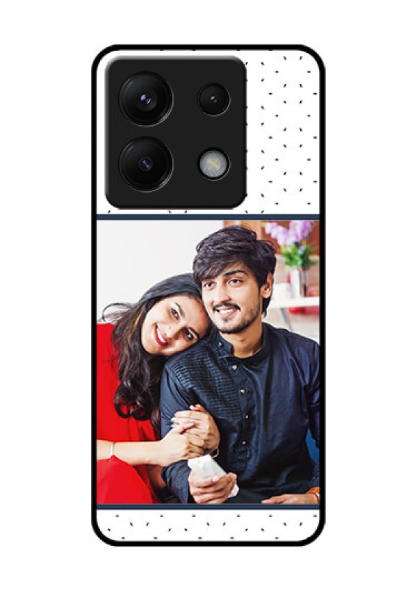 Poco X6 5G Custom Glass Phone Case - Premium Dot Design