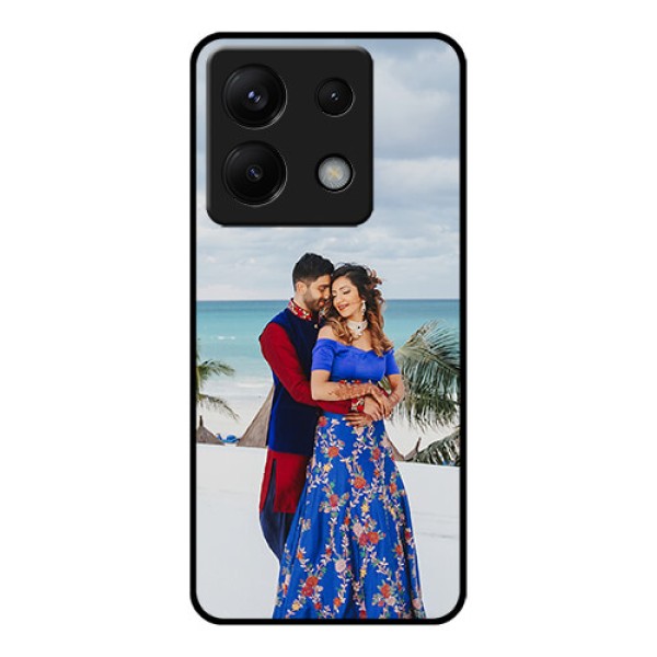 Poco X6 5G Custom Glass Phone Case - Upload Full Picture Design Poco X6 5G Custom Glass Phone Case - Upload Full Picture Design