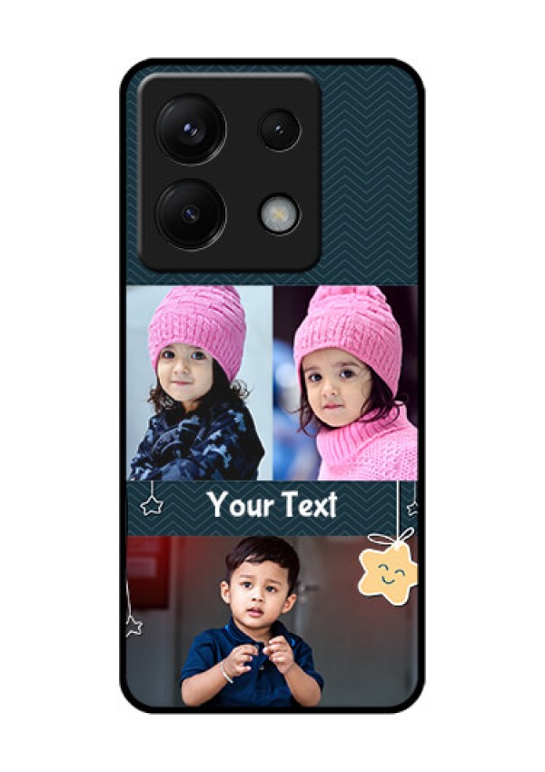 Poco X6 5G Custom Glass Phone Case - Hanging Stars Design