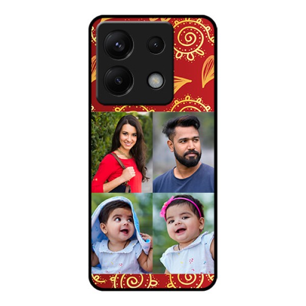 Poco X6 5G Custom Glass Phone Case - 4 Image Traditional Design Poco X6 5G Custom Glass Phone Case - 4 Image Traditional Design