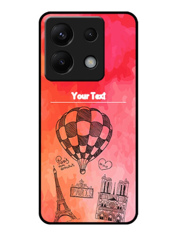 Custom Poco X6 5G Custom Glass Phone Case - Paris Theme Design