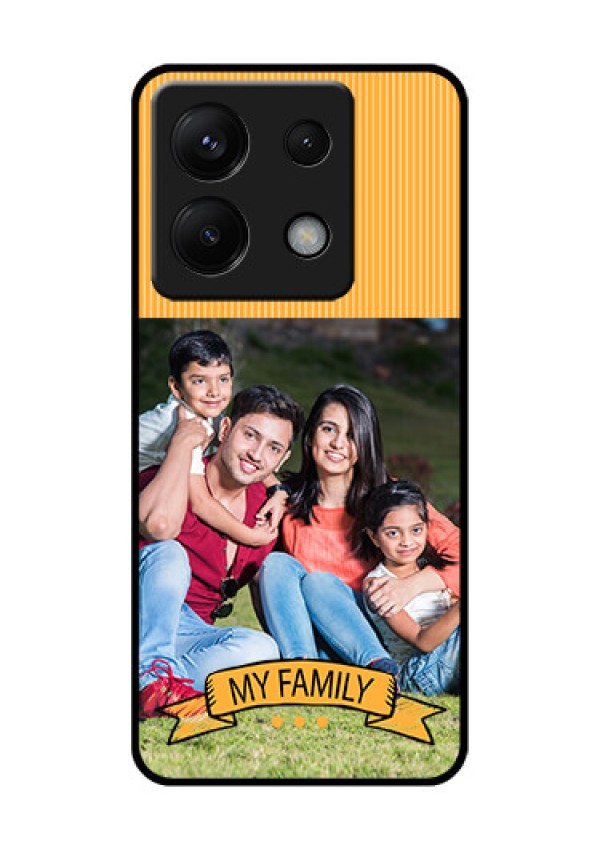 Poco X6 5G Custom Glass Phone Case - My Family Design