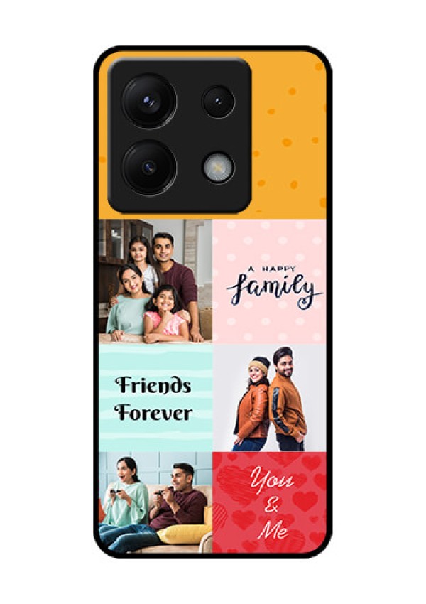 Poco X6 5G Custom Glass Phone Case - Images With Quotes Design