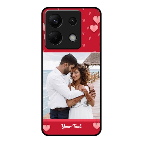 Poco X6 5G Custom Glass Phone Case - Valentines Day Design