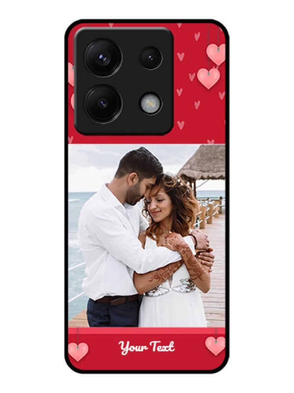 Custom Poco X6 5G Custom Glass Phone Case - Valentines Day Design
