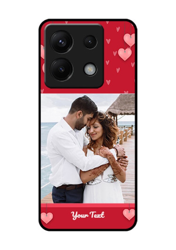 Poco X6 5G Custom Glass Phone Case - Valentines Day Design