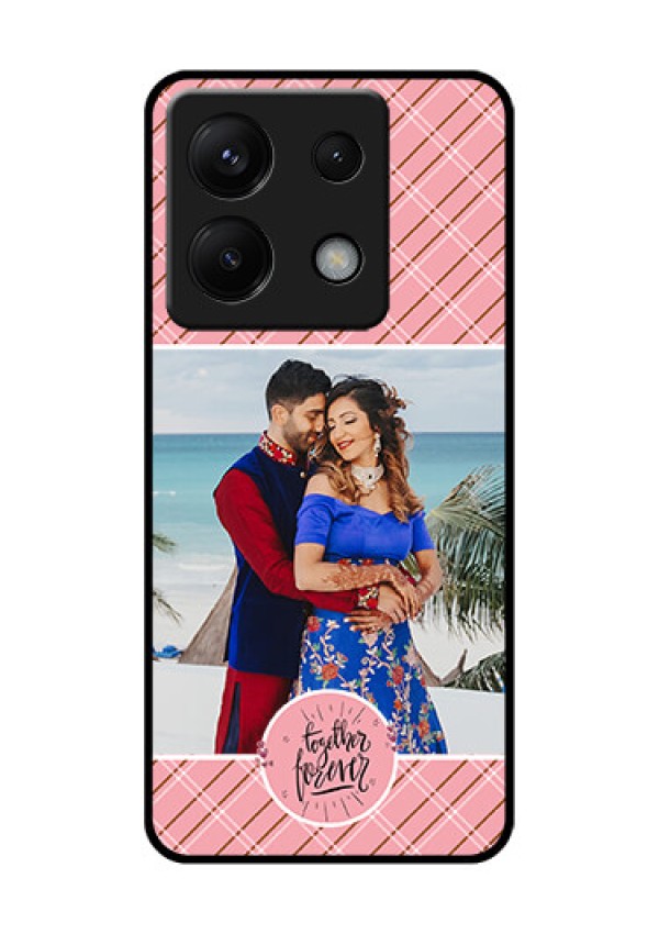 Poco X6 5G Custom Glass Phone Case - Together Forever Design