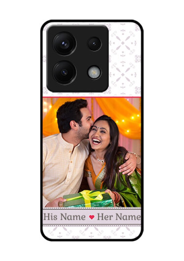 Poco X6 5G Custom Glass Phone Case - With Photo And Ethnic Design