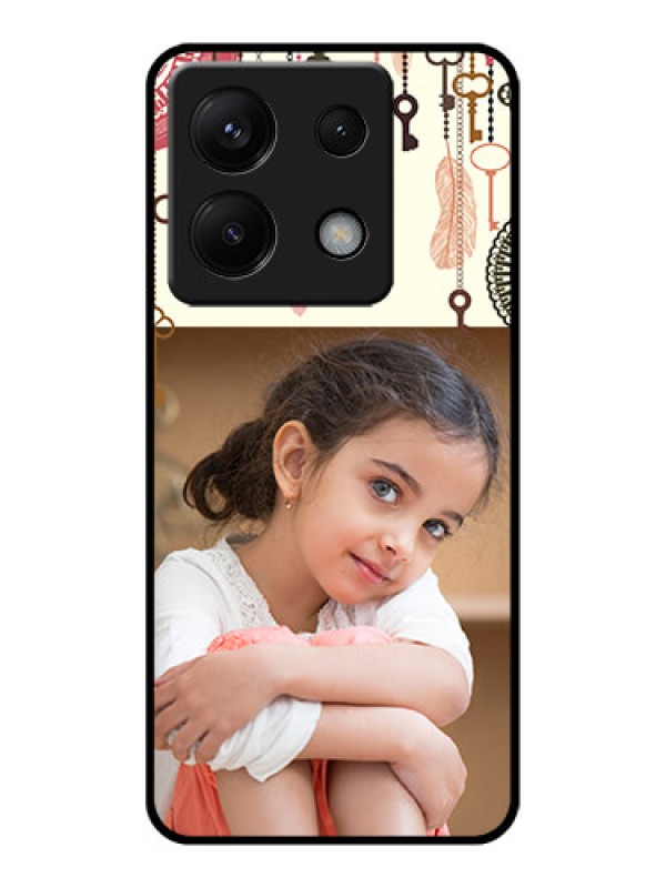 Custom Poco X6 5G Custom Glass Phone Case - Boho Style Design