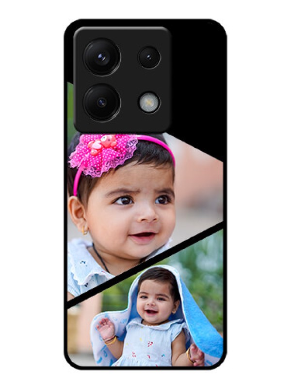 Custom Poco X6 5G Custom Glass Phone Case - Semi Cut Design