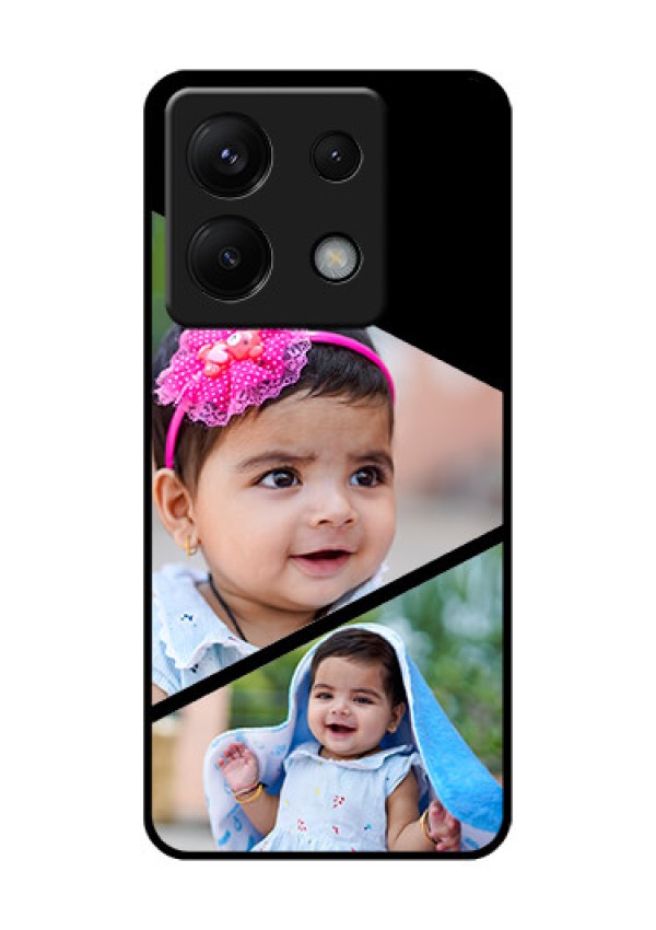 Poco X6 5G Custom Glass Phone Case - Semi Cut Design