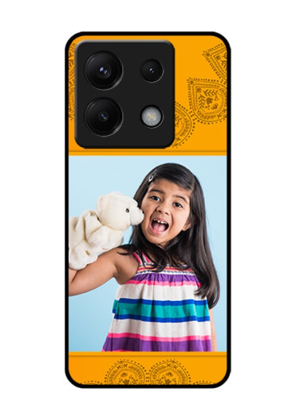 Poco X6 5G Custom Glass Phone Case - Photo Wedding Design