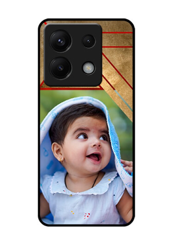 Poco X6 5G Custom Glass Phone Case - Gradient Abstract Texture Design