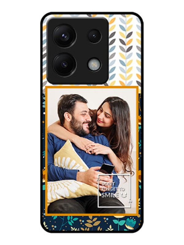 Custom Poco X6 5G Custom Glass Phone Case - Pattern Design