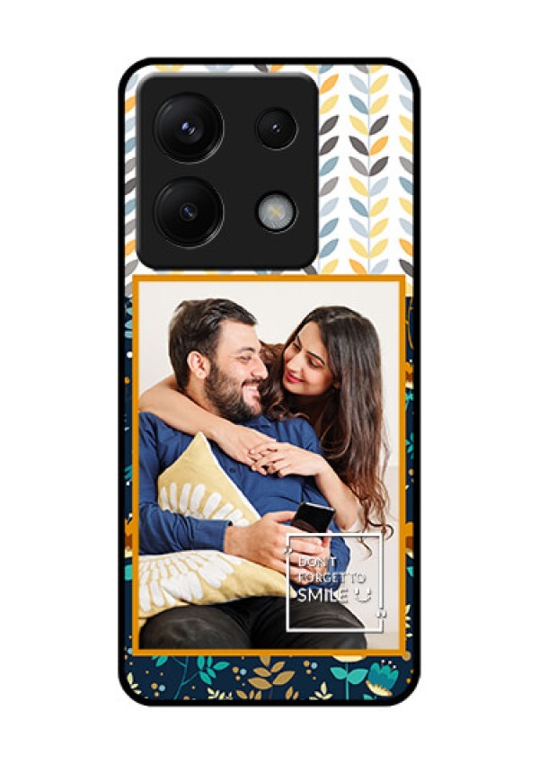 Poco X6 5G Custom Glass Phone Case - Pattern Design