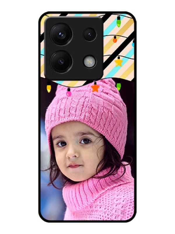 Custom Poco X6 5G Custom Glass Phone Case - Lights Hanging Design