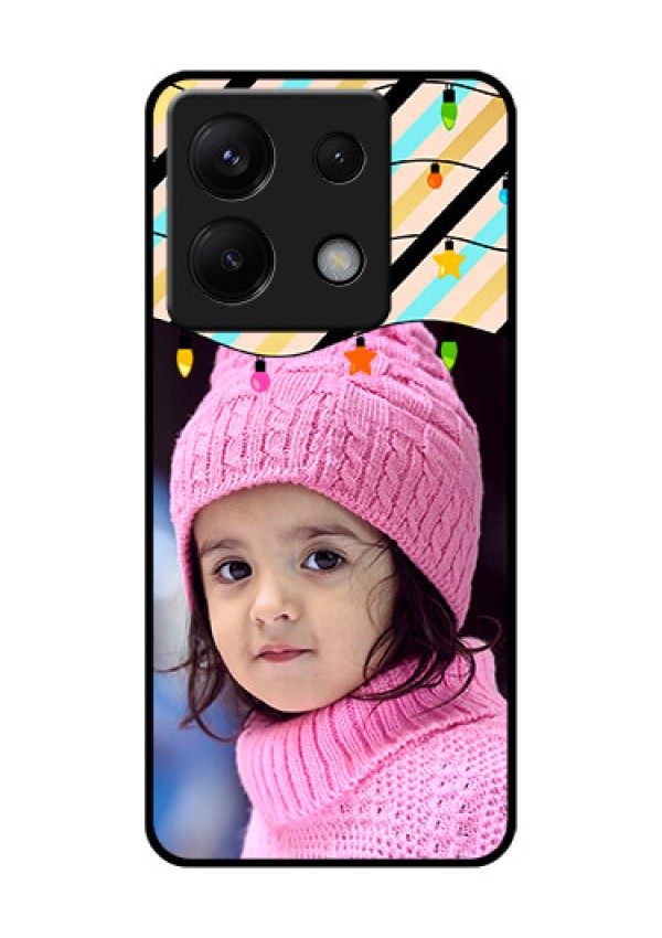 Poco X6 5G Custom Glass Phone Case - Lights Hanging Design