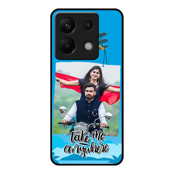 Poco X6 5G Custom Glass Phone Case - Traveller Design
