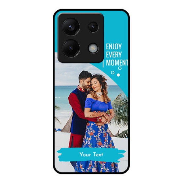 Poco X6 5G Custom Glass Phone Case - Happy Moment Design