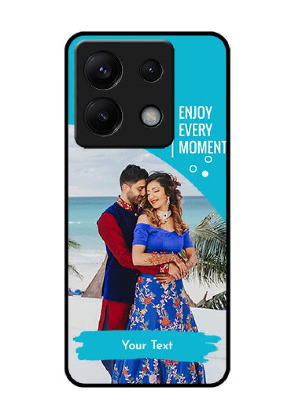 Poco X6 5G Custom Glass Phone Case - Happy Moment Design