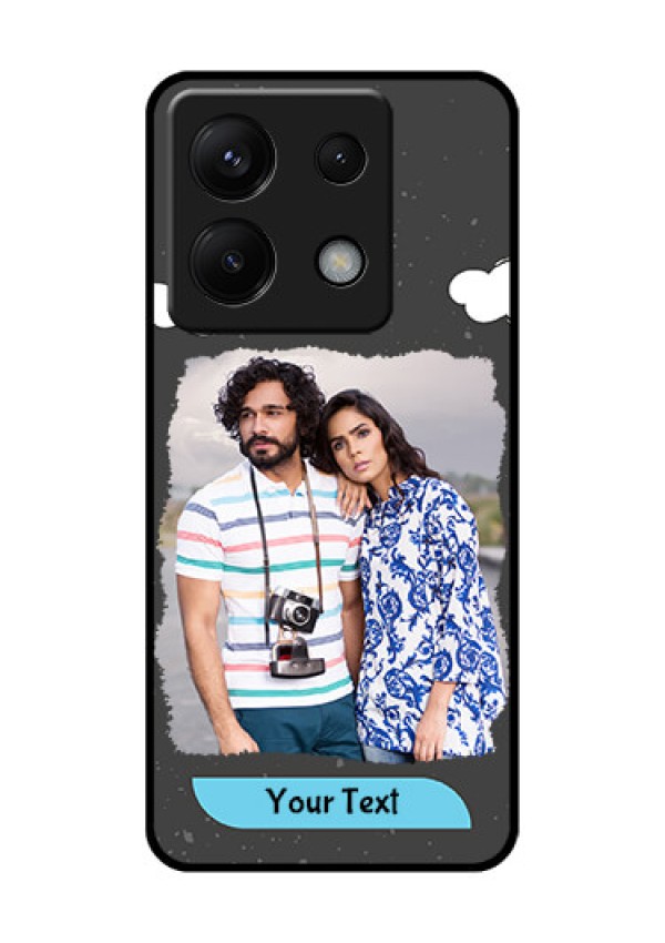 Poco X6 5G Custom Glass Phone Case - Splashes With Love Doodles Design