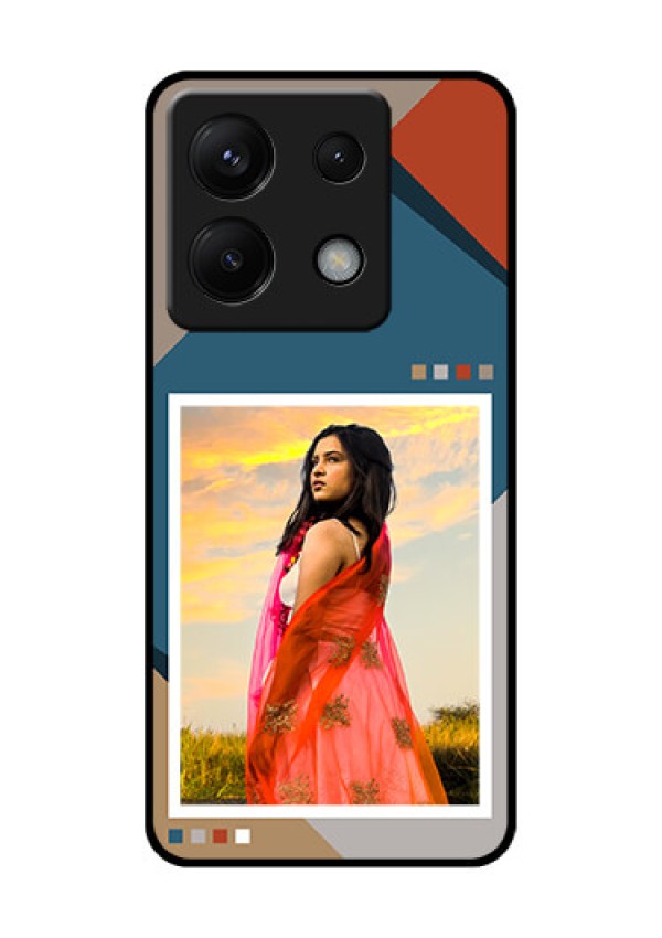 Poco X6 5G Custom Glass Phone Case - Retro Color Pallet Design