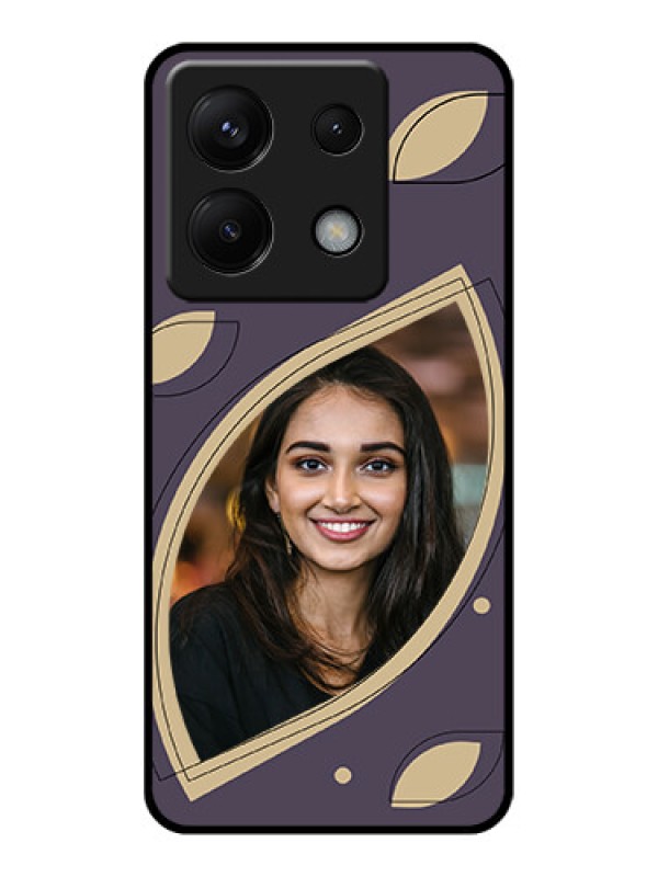 Custom Poco X6 5G Custom Glass Phone Case - Falling Leaf Design