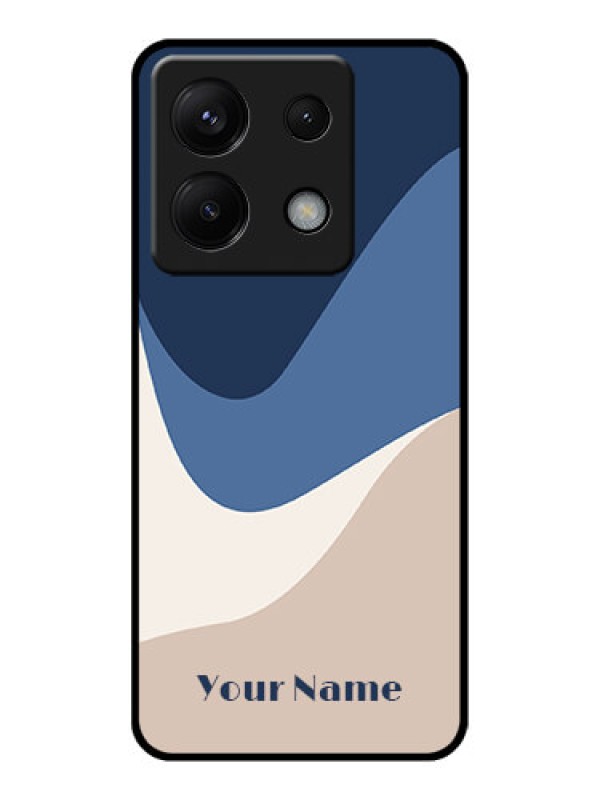 Custom Poco X6 5G Custom Glass Phone Case - Abstract Drip Art Design