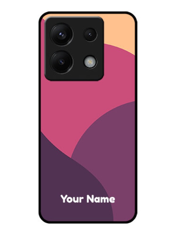 Custom Poco X6 5G Custom Glass Phone Case - Mixed Multi - Colour Abstract Art Design