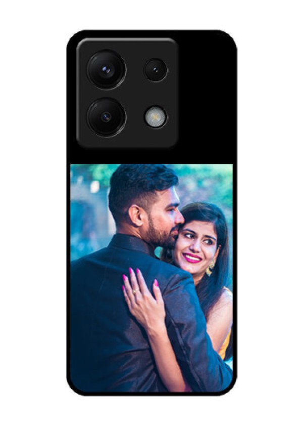 Poco X6 5G Custom Glass Phone Case - Upload Full Picture With Custom Color Design