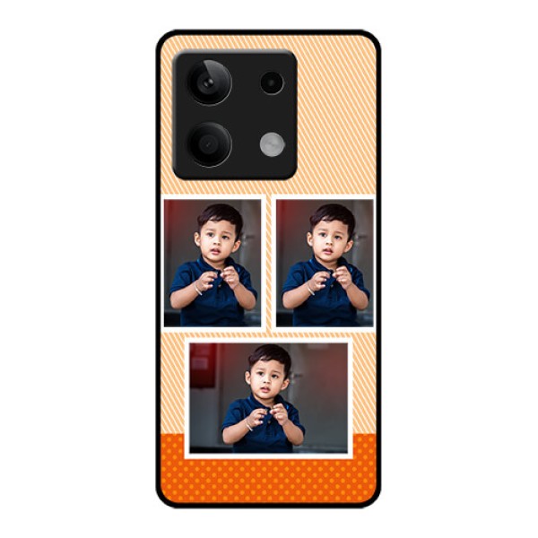 Poco X6 Neo 5G Custom Glass Phone Case - Bulk Photos Upload Design