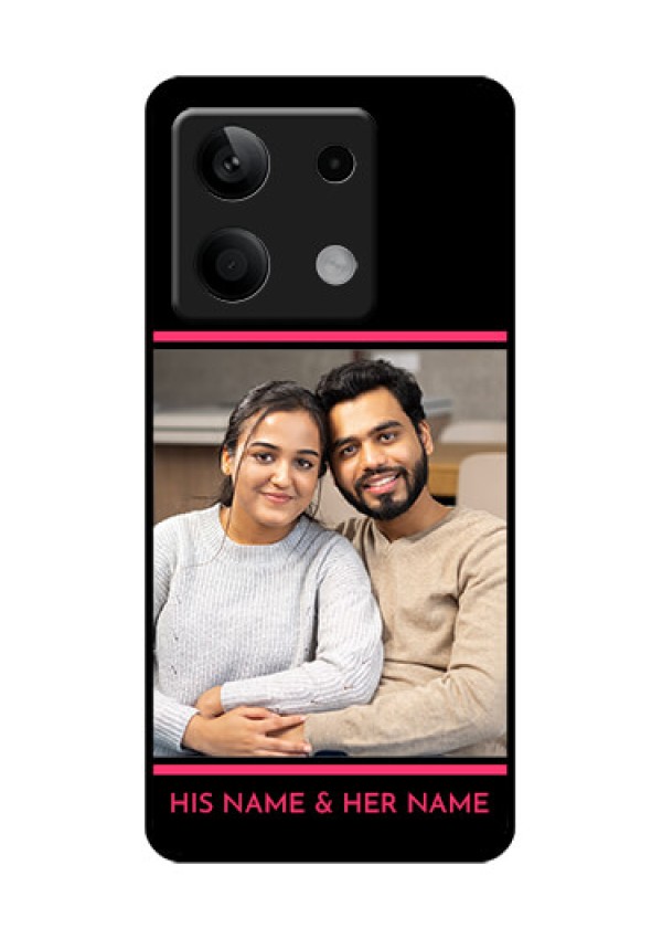 Poco X6 Neo 5G Custom Glass Phone Case - With Add Text Design