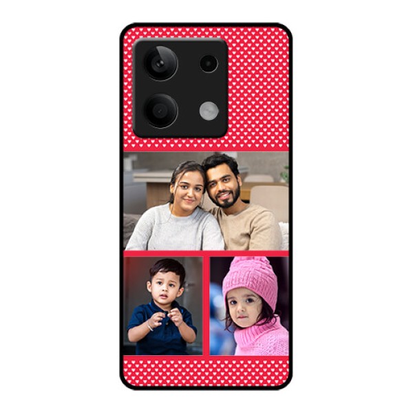 Poco X6 Neo 5G Custom Glass Phone Case - Bulk Photo Upload Design