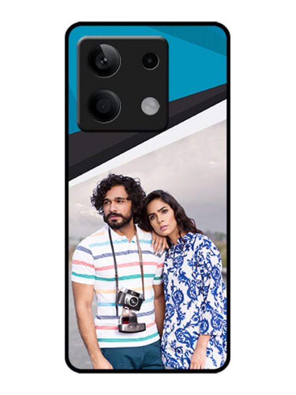 Custom Poco X6 Neo 5G Custom Glass Phone Case - Simple Pattern Photo Upload Design