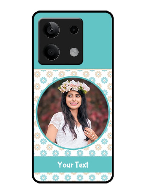 Custom Poco X6 Neo 5G Custom Glass Phone Case - Beautiful Flowers Design