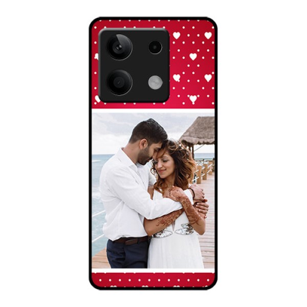 Poco X6 Neo 5G Custom Glass Phone Case - Hearts Mobile Case Design Poco X6 Neo 5G Custom Glass Phone Case - Hearts Mobile Case Design