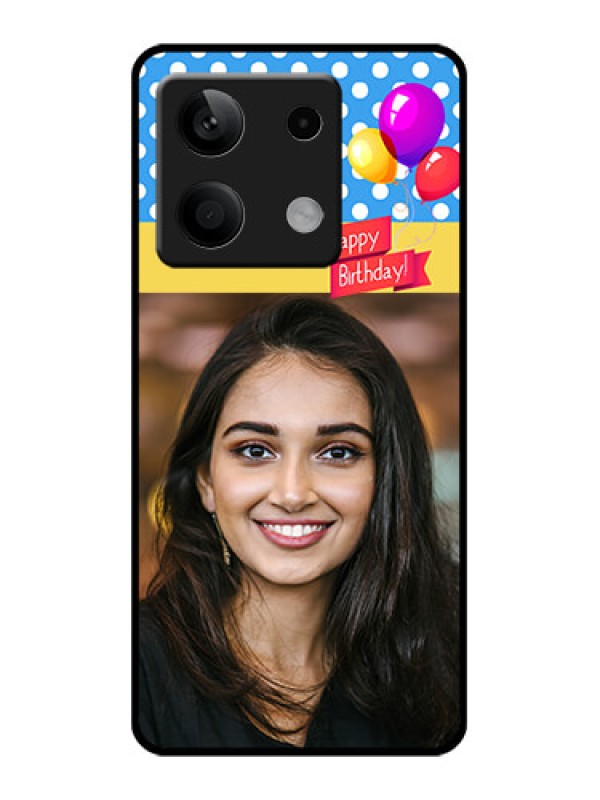 Custom Poco X6 Neo 5G Custom Glass Phone Case - Happy Birthday Design