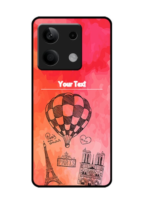 Poco X6 Neo 5G Custom Glass Phone Case - Paris Theme Design
