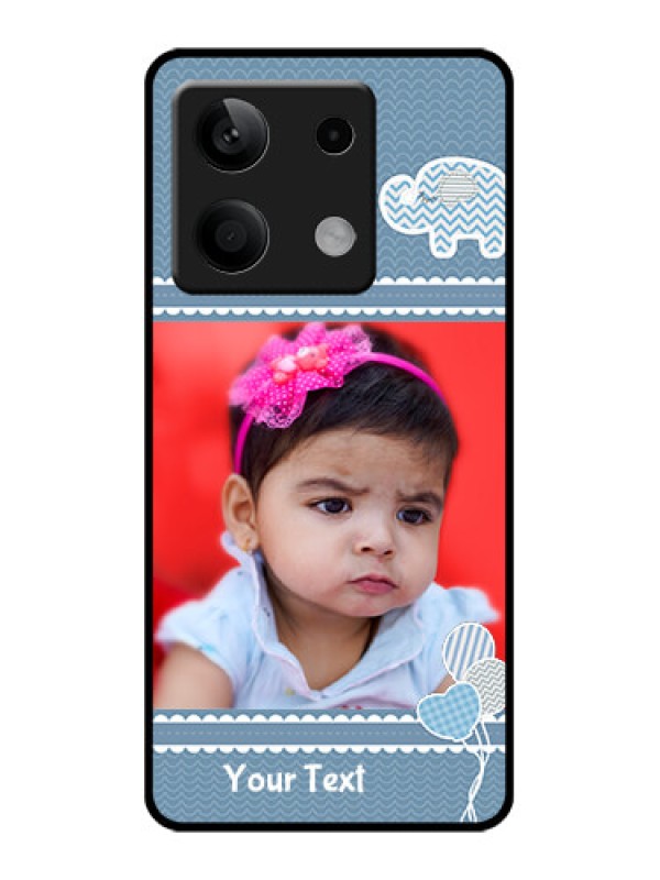 Custom Poco X6 Neo 5G Custom Glass Phone Case - With Kids Pattern Design