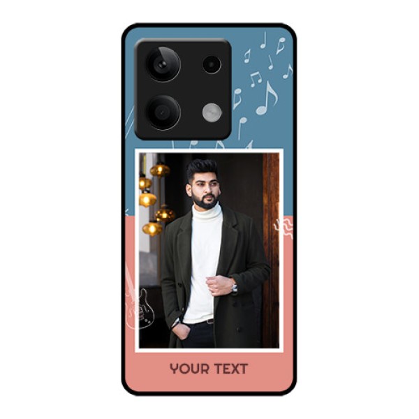 Poco X6 Neo 5G Custom Glass Phone Case - With Color Musical Note Design Poco X6 Neo 5G Custom Glass Phone Case - With Color Musical Note Design