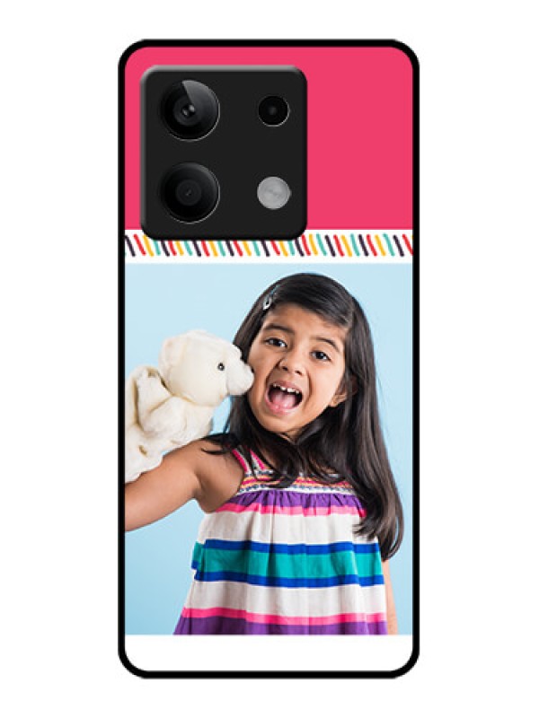 Custom Poco X6 Neo 5G Custom Glass Phone Case - Line Art Design